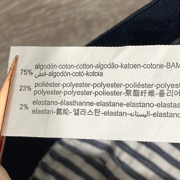 NWOT Zara Seersucker Striped Slim Trouser Pants XS - Picture 14 of 16